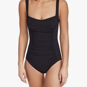 Karla  Colletto Women's Basics Square Neck Underwire One Piece